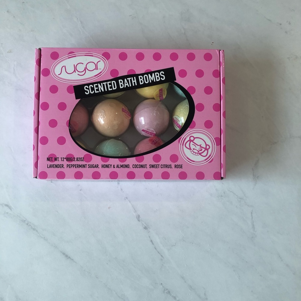 SUGAR bath bombs. 12 count